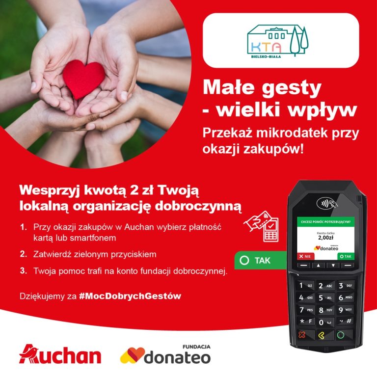 Read more about the article Auchan Bielsko-Biała wspólnie z Fundacją Donateo 