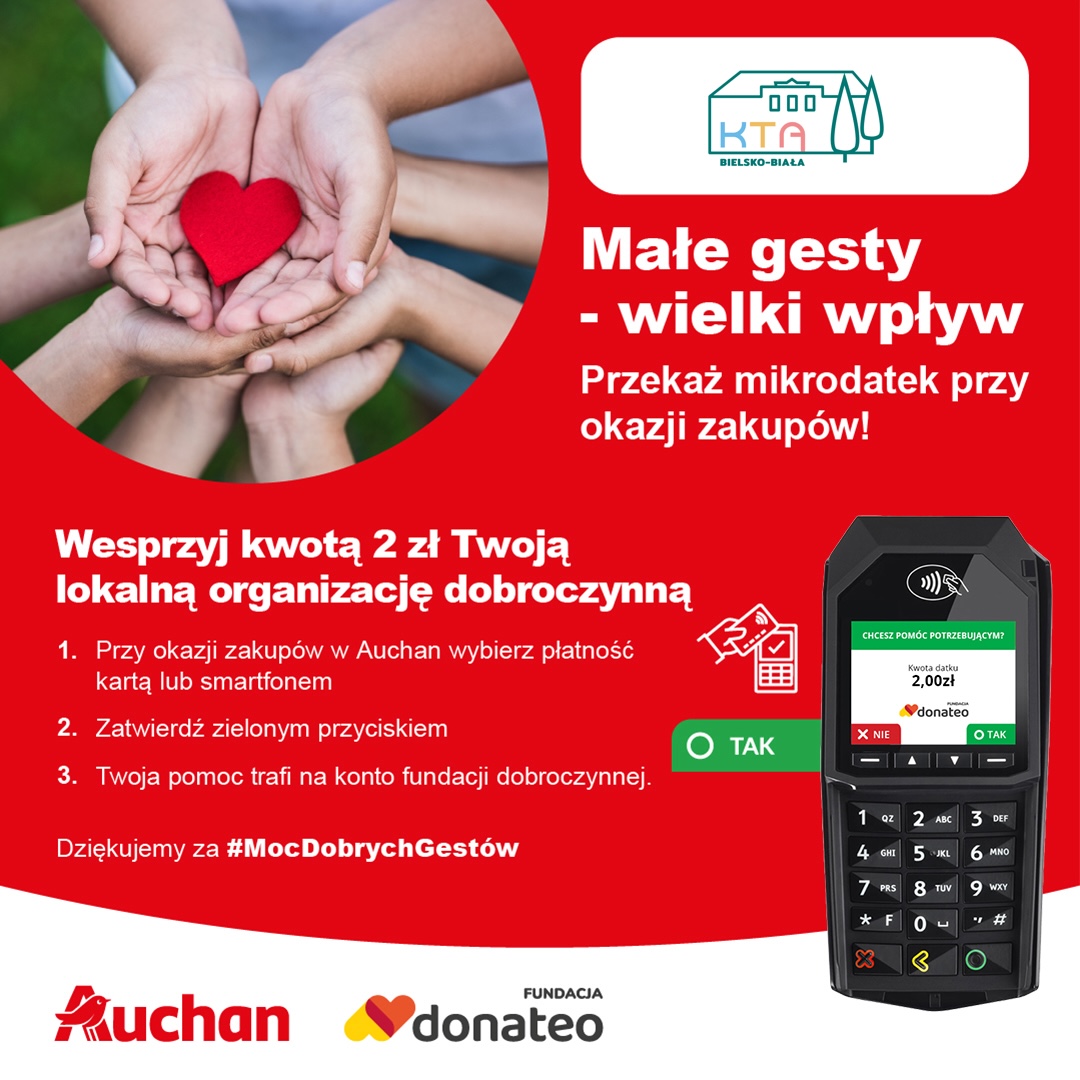 Read more about the article Auchan Bielsko-Biała wspólnie z Fundacją Donateo 