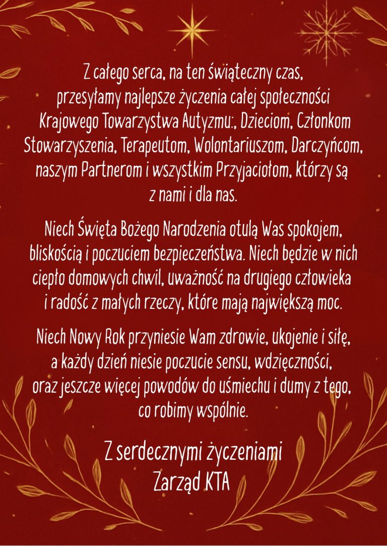 Read more about the article Życzenia Świąteczne