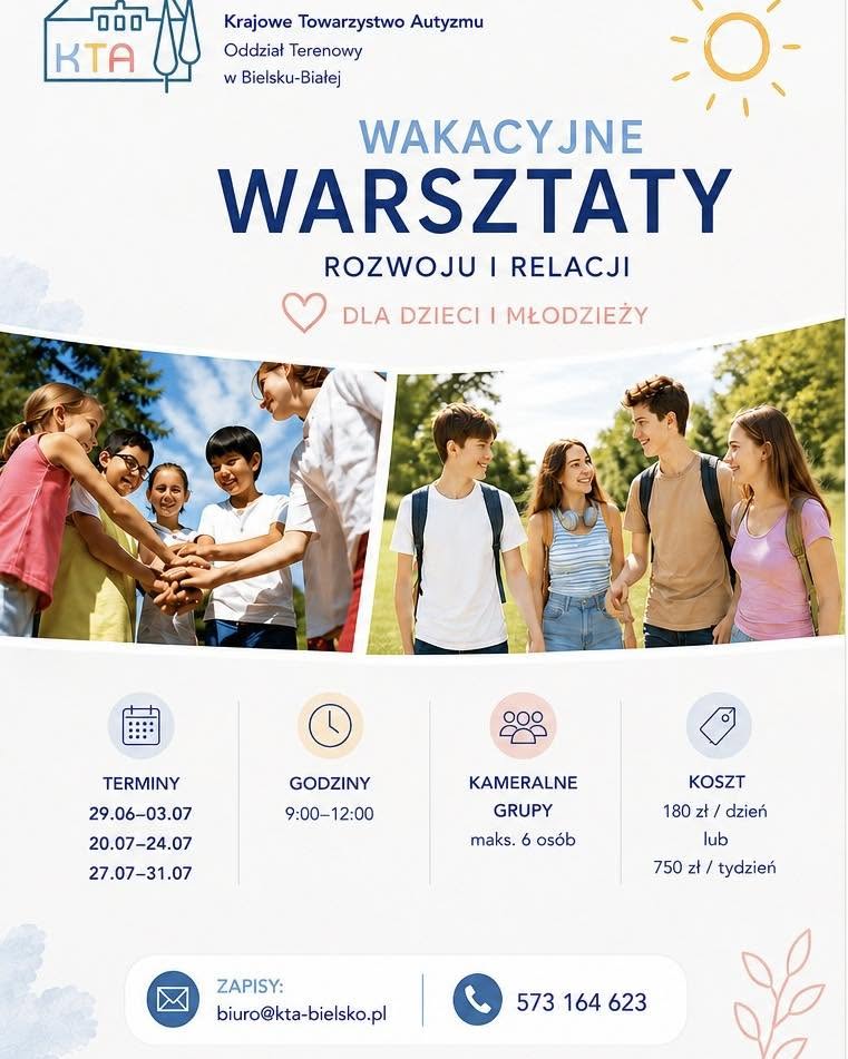 Read more about the article Wakacyjne Warsztaty Rozwoju i Relacji!